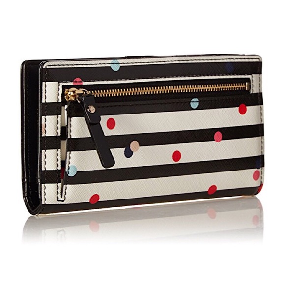 Kate Spade Cameron Street Confetti Dot Lacy Wallet - Picture 4 of 8